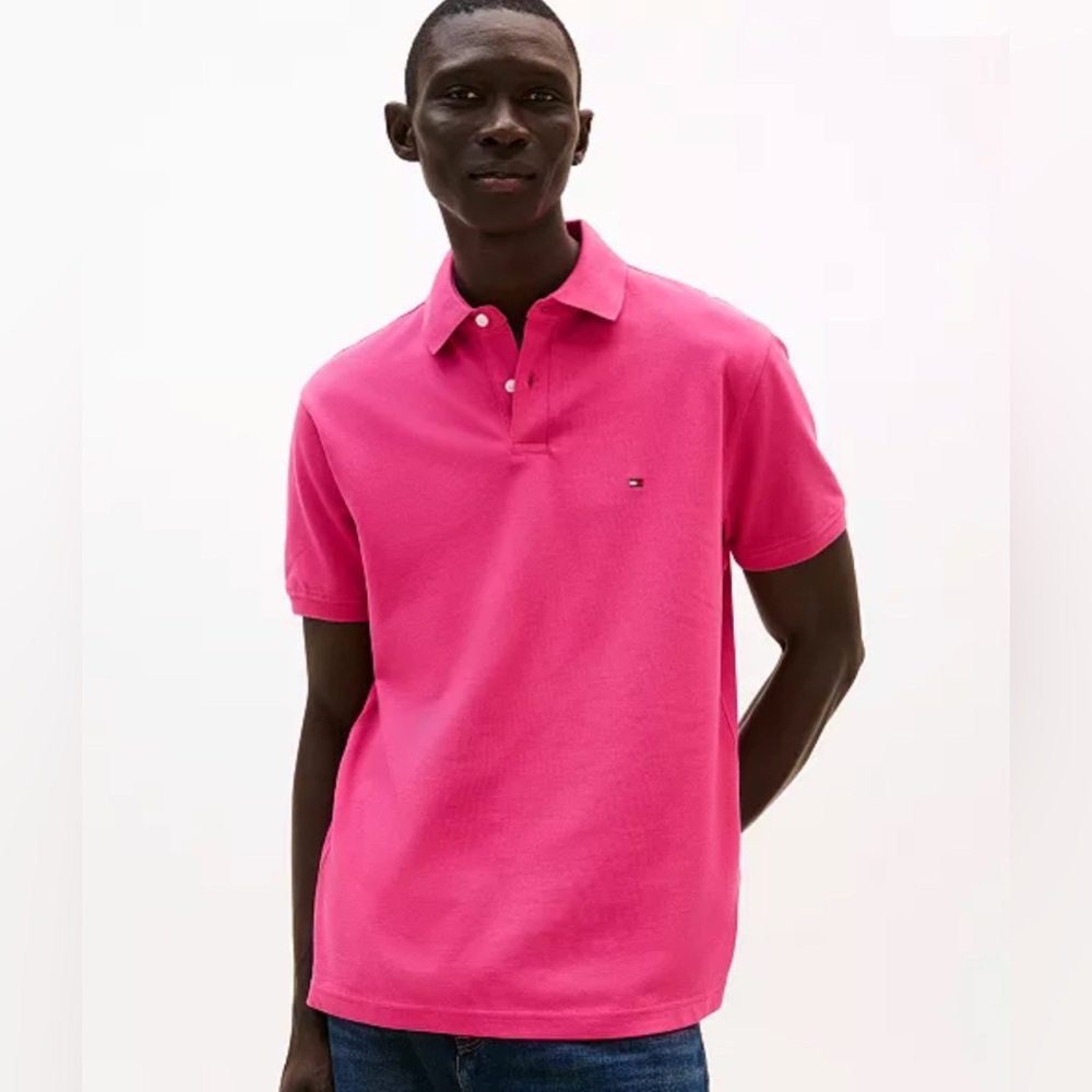 Like New Tommy Hilfiger Men's Cotton Classic-Fit 1985 Polo Shirt